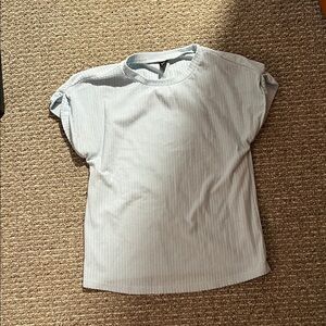 Light Blue Short Sleeve Top